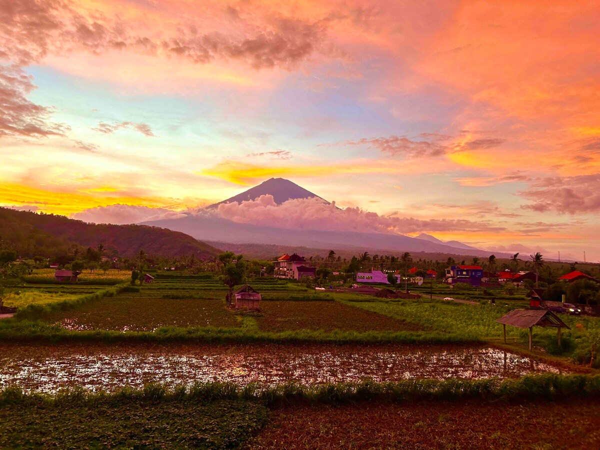 D 'ga Homestay -令人惊叹的日落，欣赏火山景观2