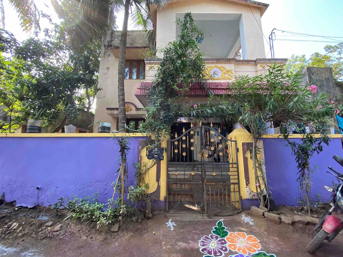 Private home at historic port (beach) of Poompuhar
