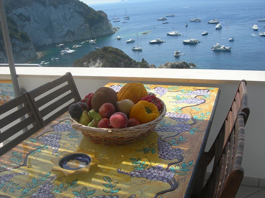 The House of THE FAUNO in CALA dell 'AGUA, with SEA VIEW