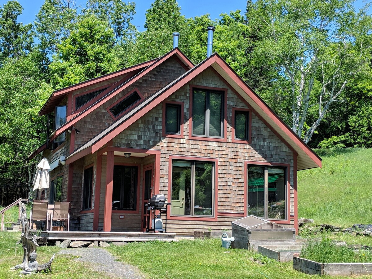 Woodland home with amazing views