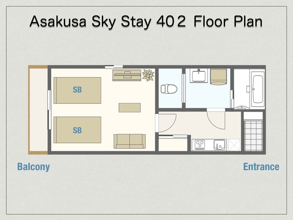 我要你活得像你一样！安全完善的新建公寓★AsakusaSkyStay402