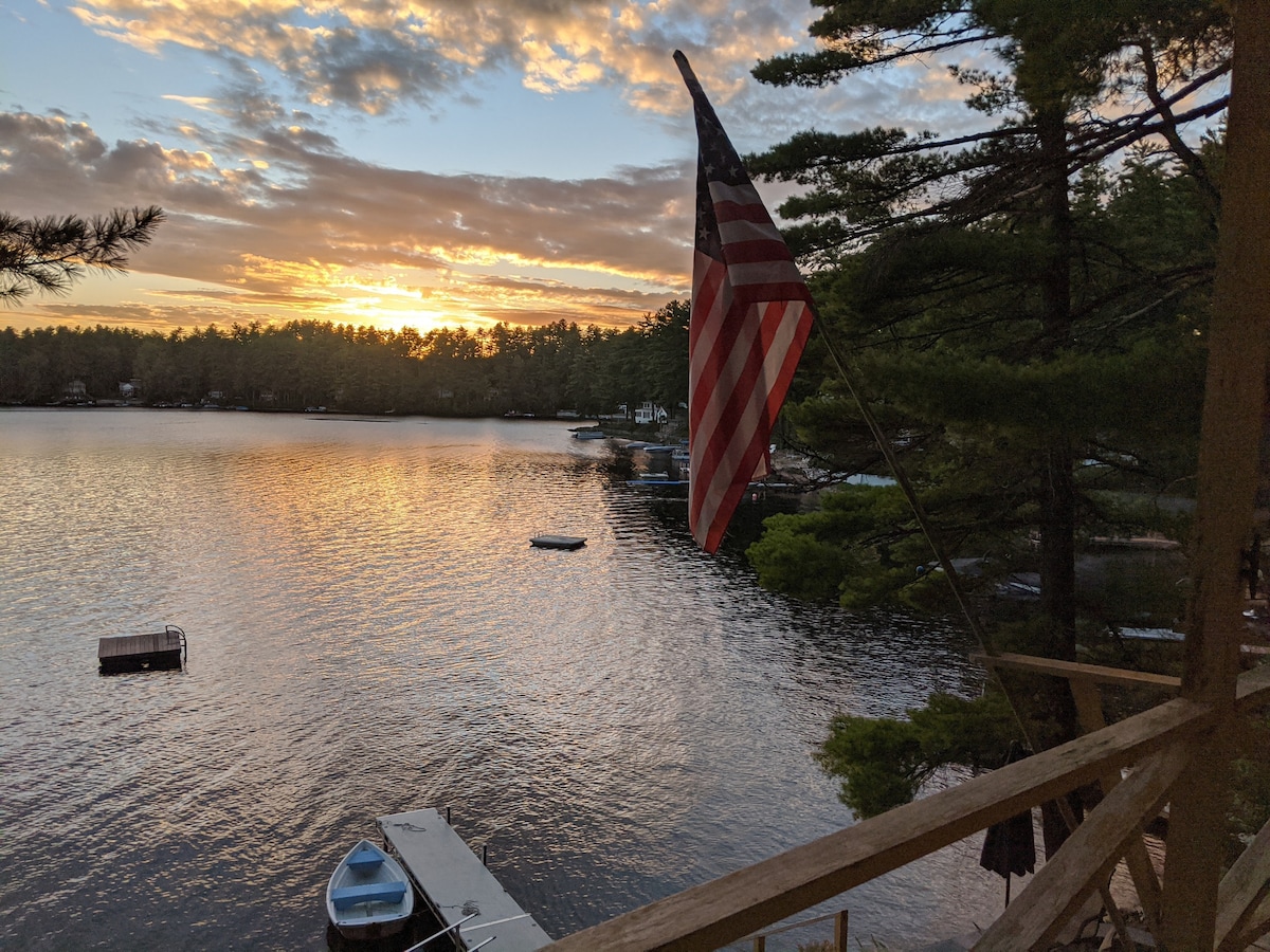 Mousam Lake Camp with Boats