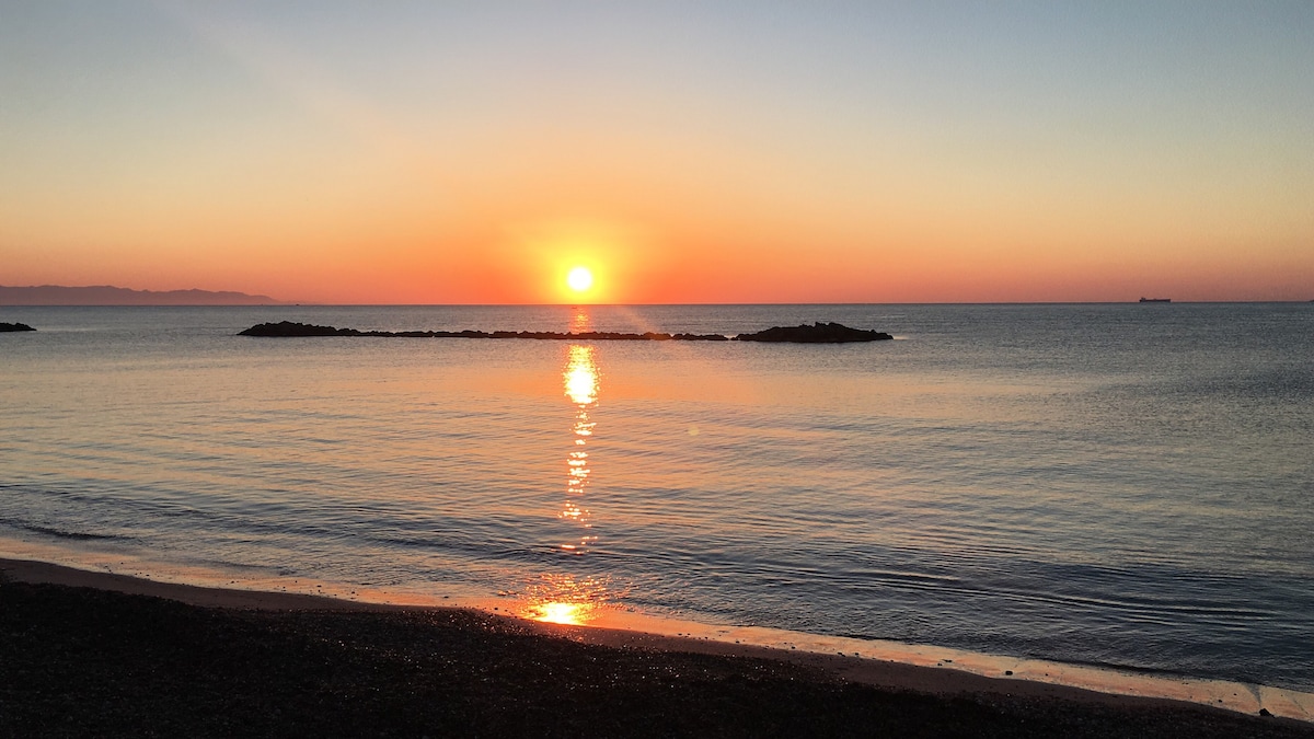 Casa Fronte Mare con ingresso privato in spiaggia.