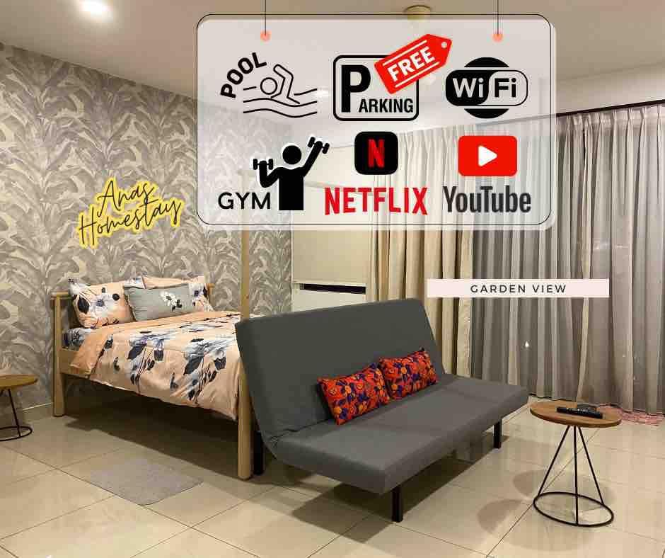 Gardenview DillaSuite Trefoil （无线网络、游泳池、Netflix ）