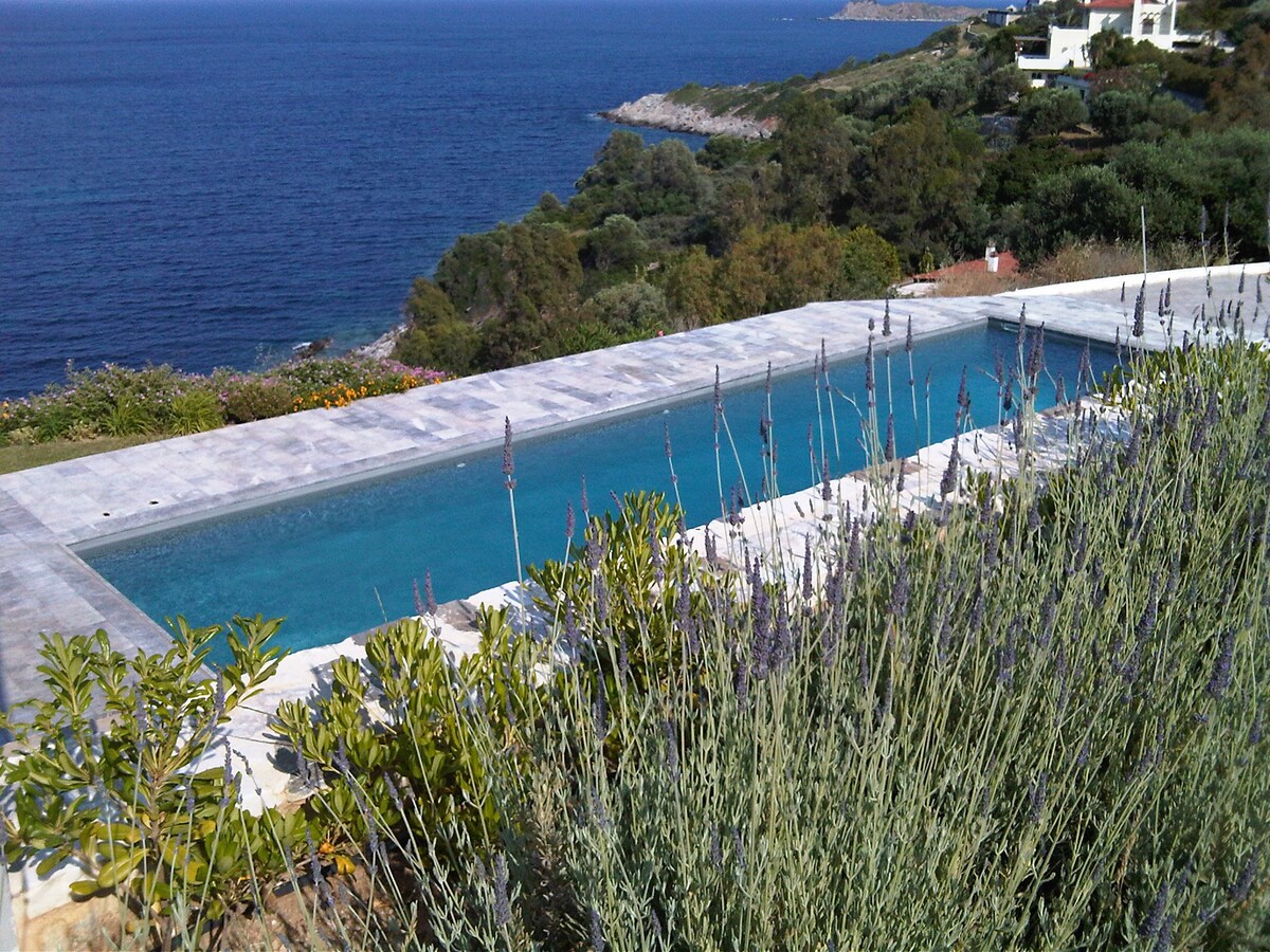 爱琴海-别墅Nafsika的壮丽景色