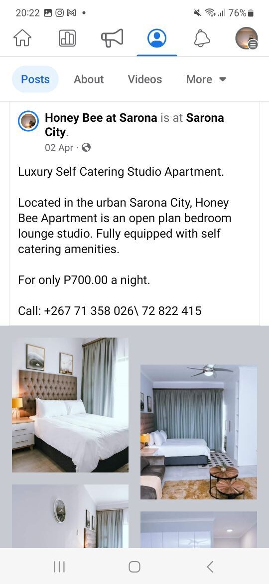 Luxury Self Catering Studio - HoneyBee Apartment