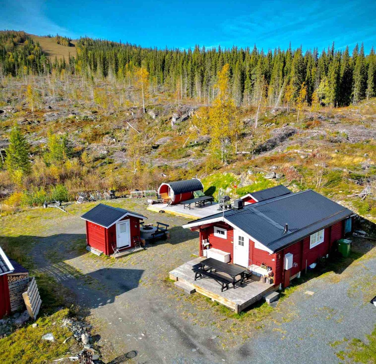 Fjällstuga with sauna in Ammarnäs