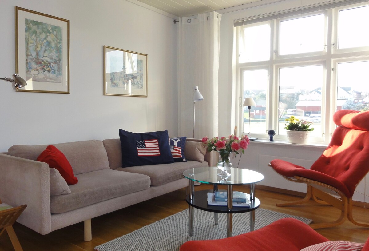 位于斯库登什文（ Skudeneshavn ）舒适农舍的迷人公寓