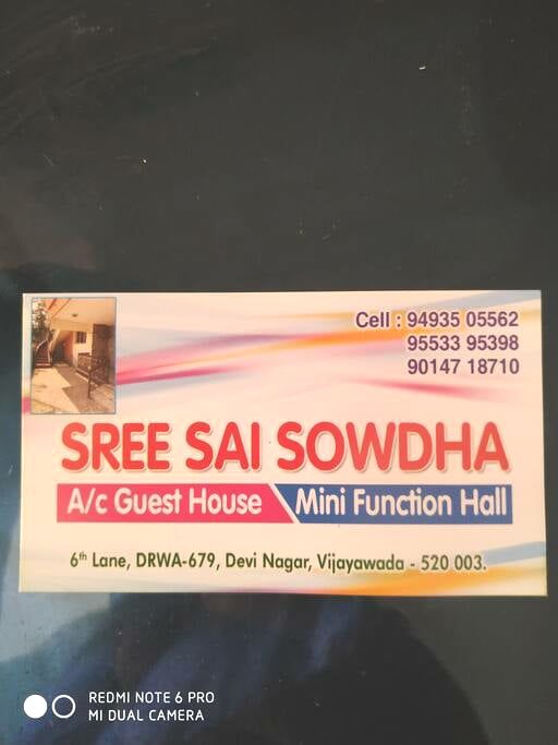 Sri sai soudha ac guest house  & function hall