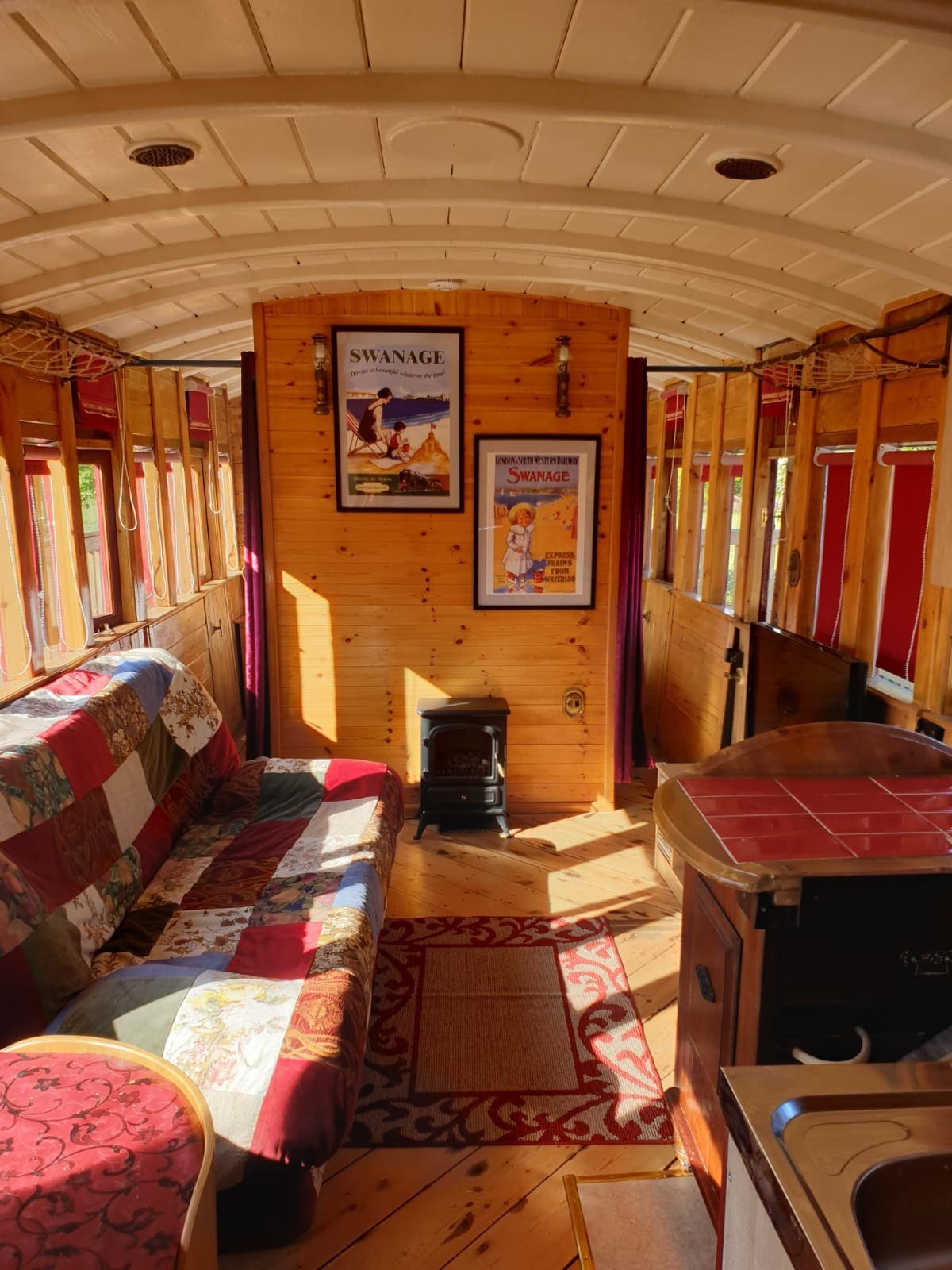 The Red Train Carriage