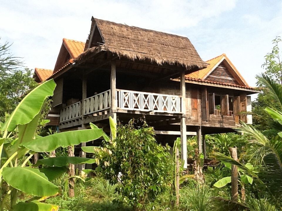 泰国传统村庄房屋
