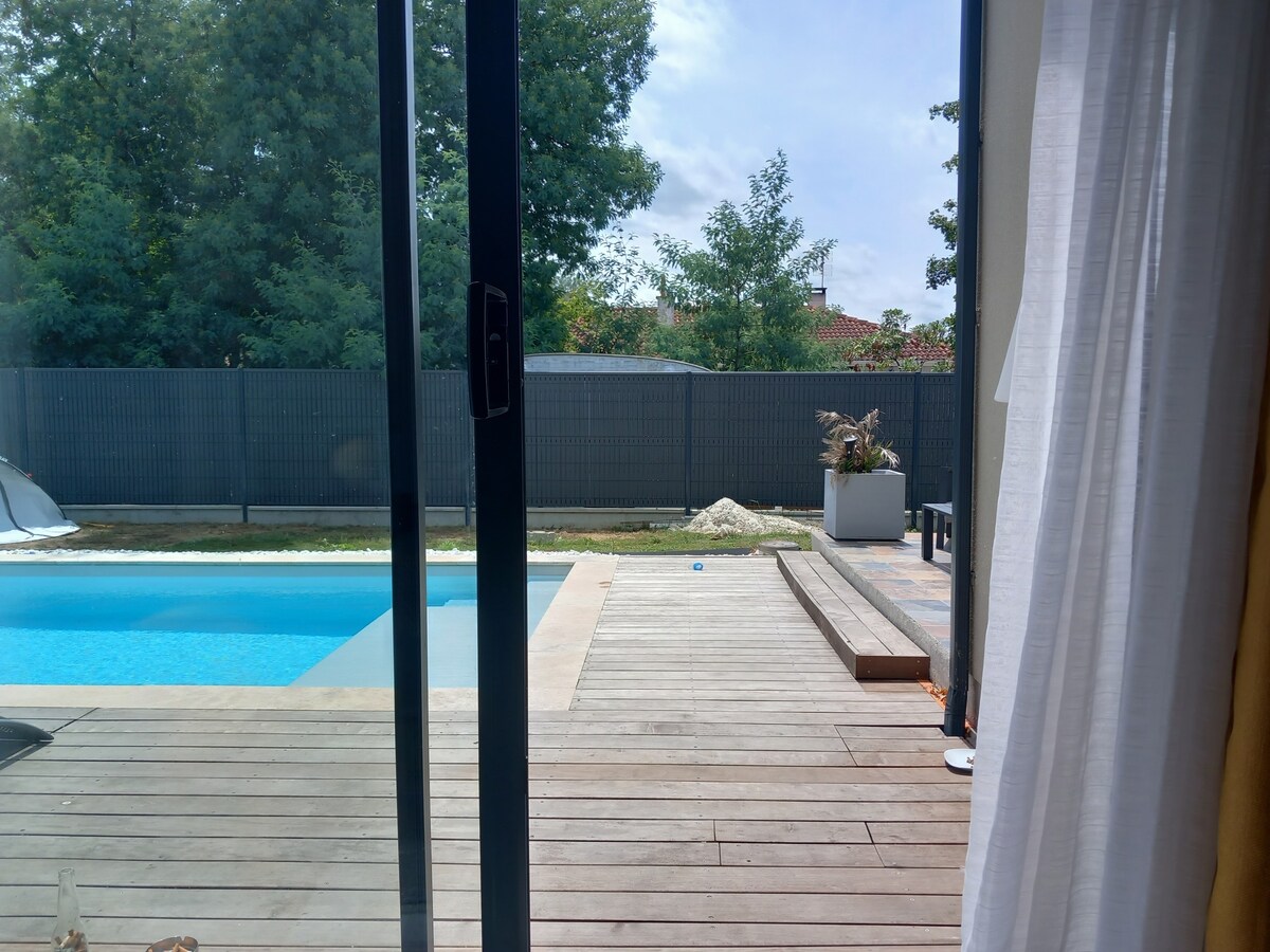 Suite parentale et piscine