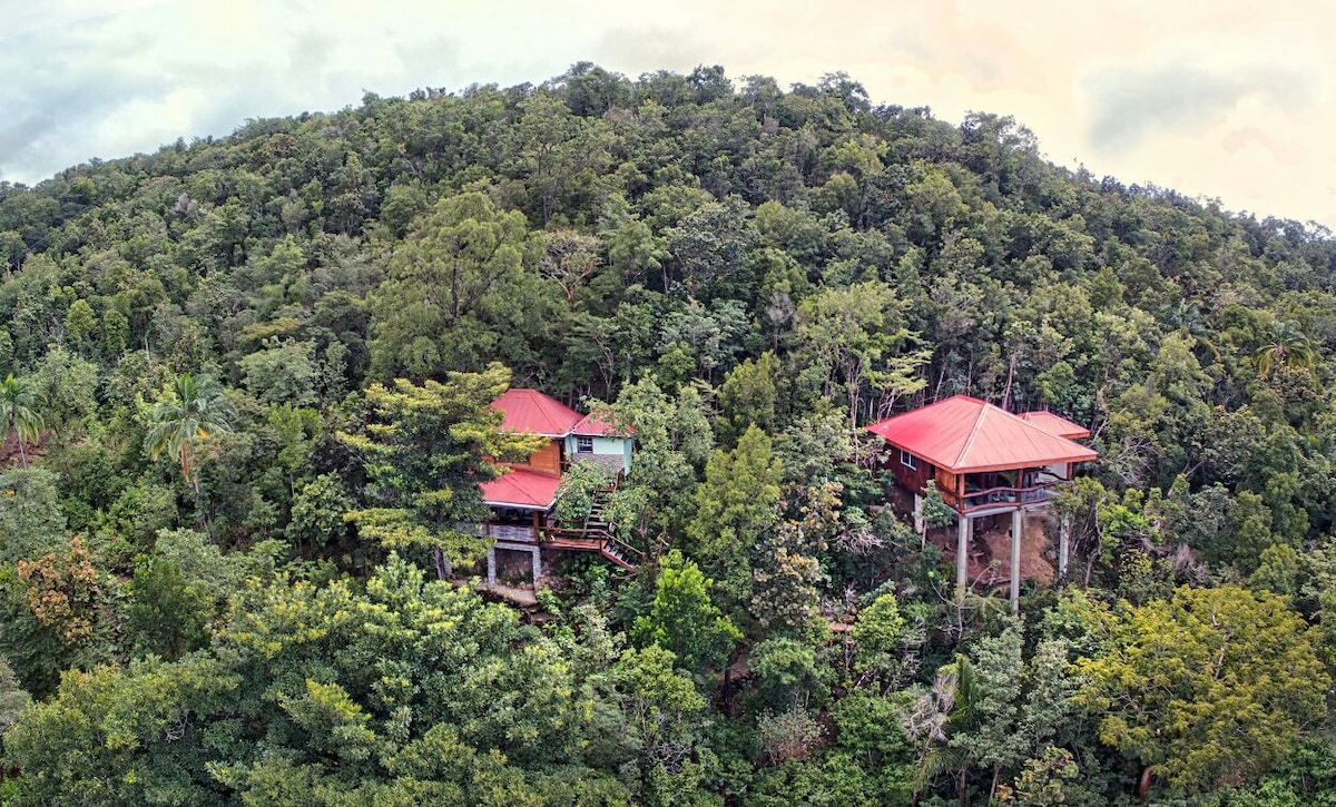 HIDEAWAYs- Madé Cottage-Exotic Treehouse-Seaview