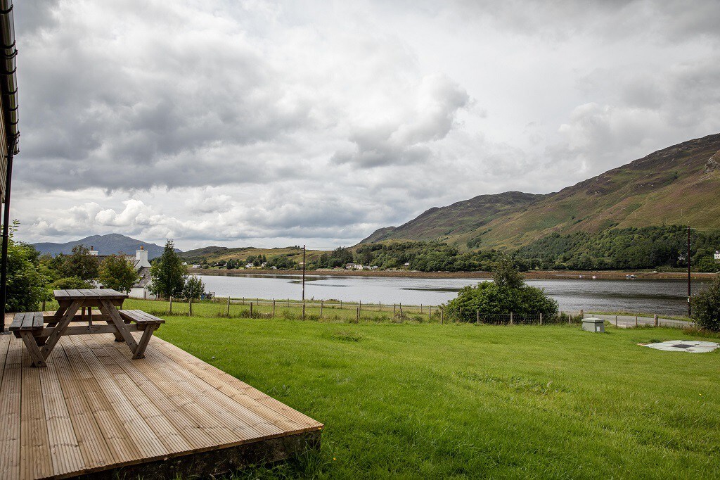 Larchwood Lodge on the Shore of Loch Long, Dornie