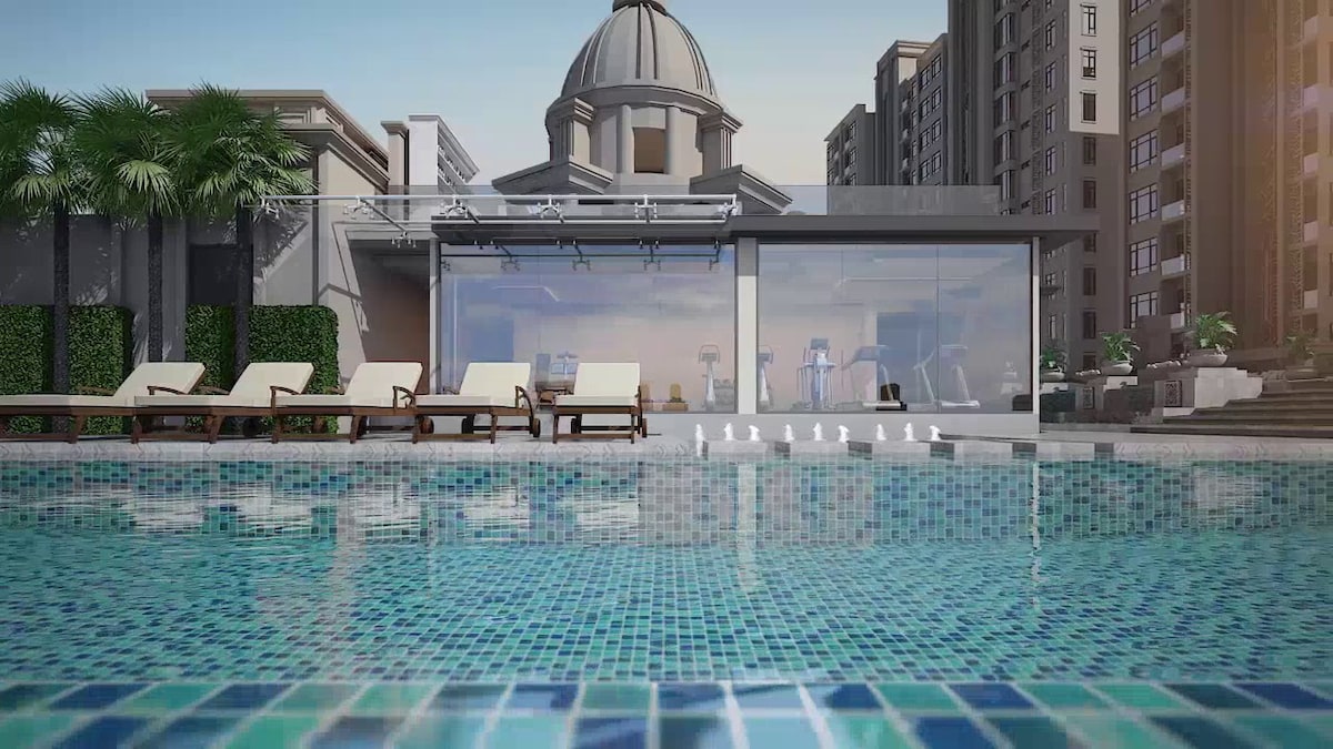 空中泳池，典雅装潢@BTS沿线精致一卧一卫公寓