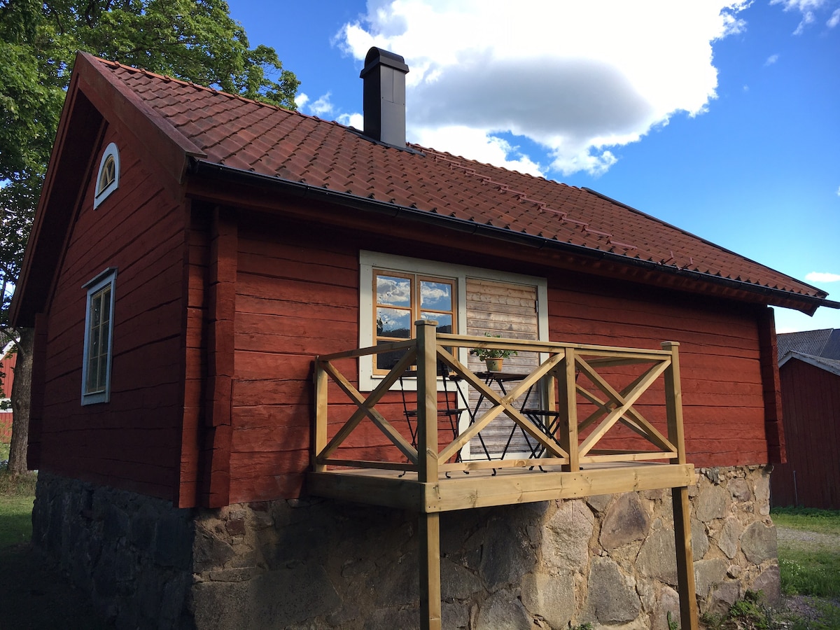 Växjö外的原木小木屋