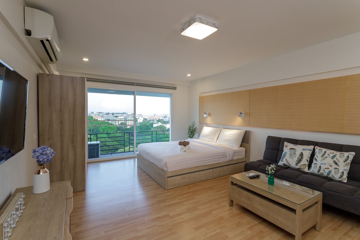 Bright & Comfy 1 BR in Nimman area 1021-宁曼路公寓-中文房东