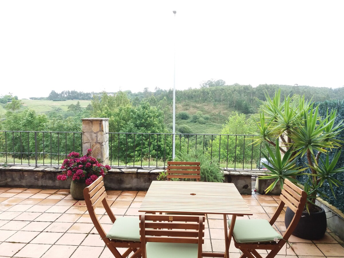 APARTAMENTO CON GRAN TERRAZA Y BUENAS VISTAS