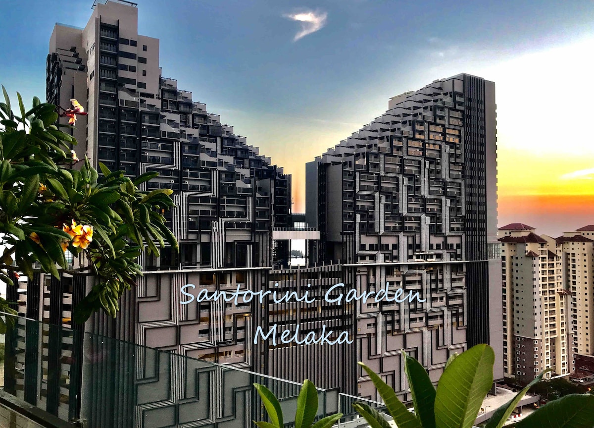 马六甲圣托里尼花园公寓 Melaka Santorini Garden Apartment