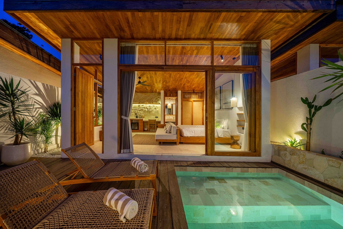 Stylish 1 bedroom private pool studio villa