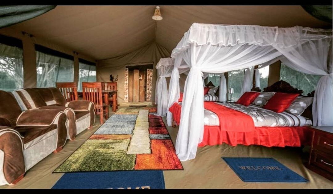 Maasai Mara/Talek Bush Camp的河滨客房