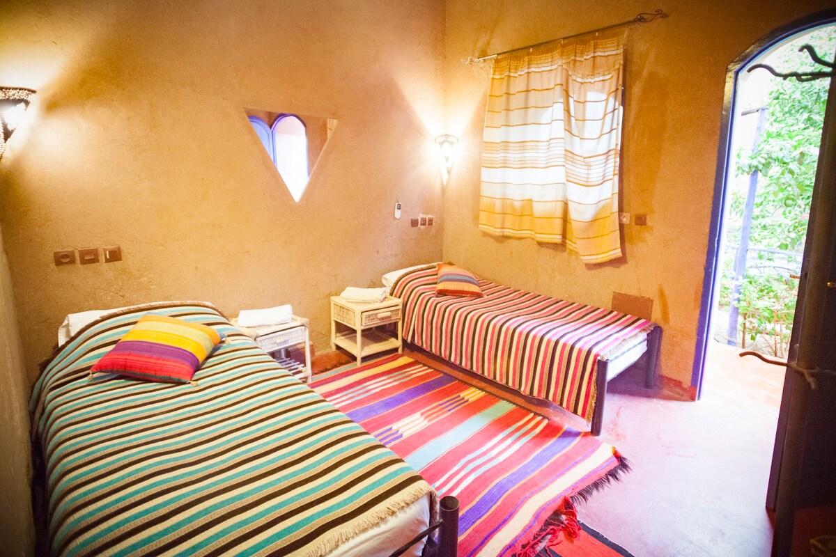 La Petite Kasbah *带2张1米宽单人床的双人房
