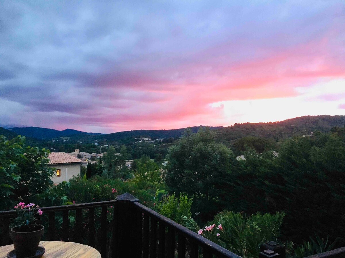 Chambre à couiza avec vue