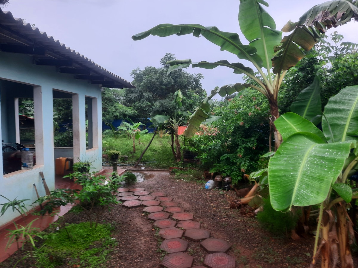 village house in the nature