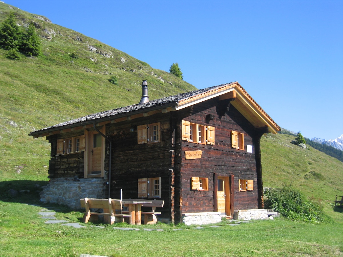 Alphütte Bielerhüs, Aletsch Arena, Fiescheralp