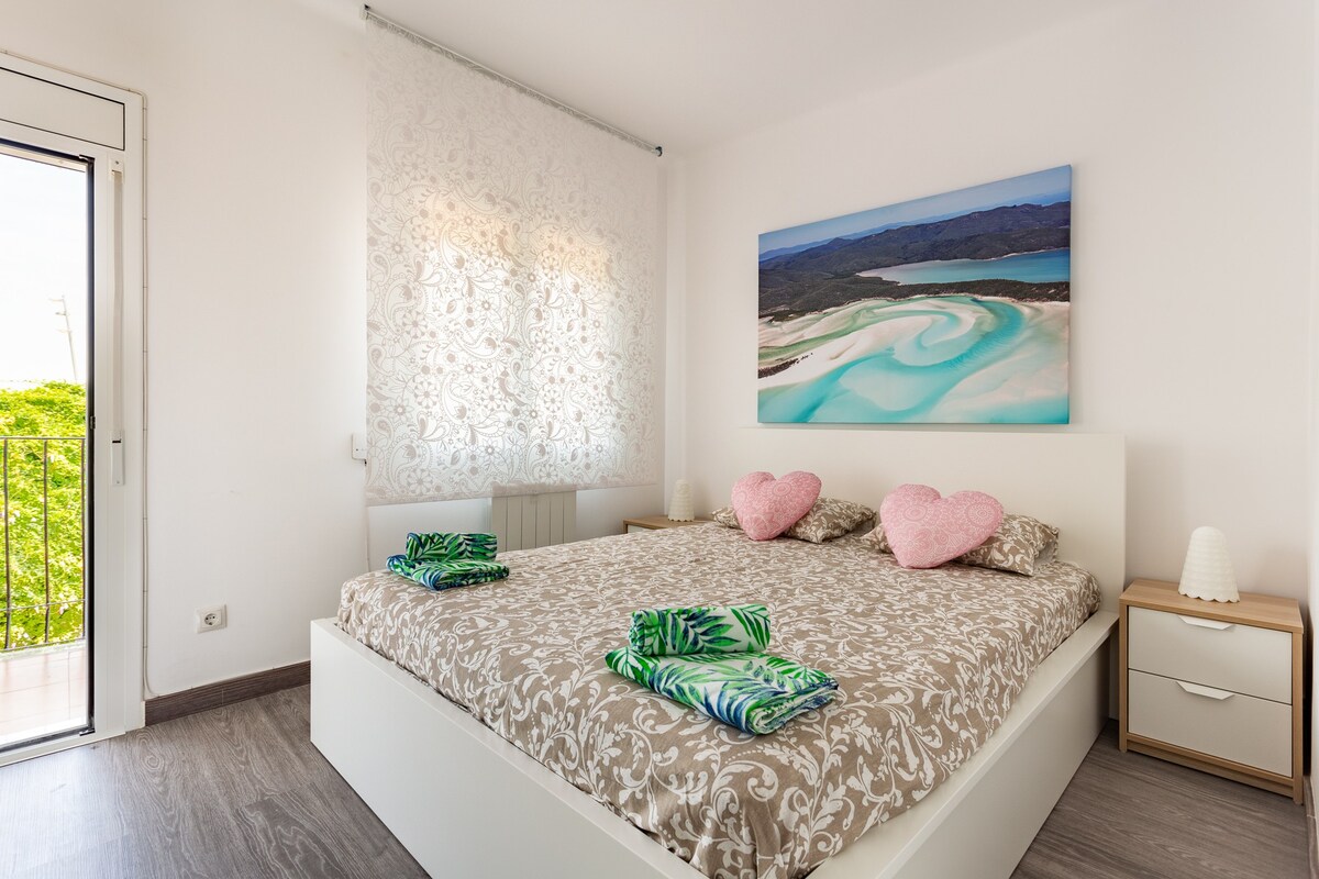 「Barca 3」全新可爱的公寓，靠近海滩无线网络