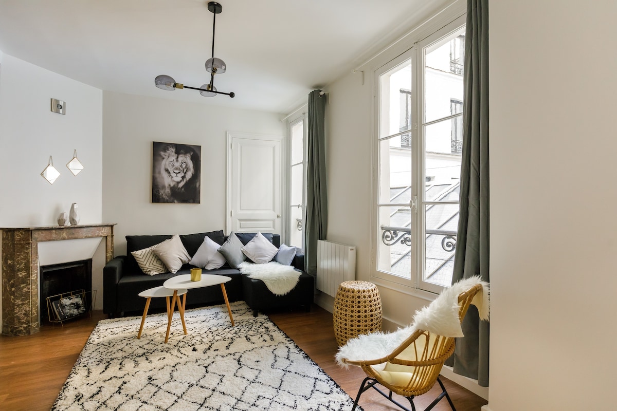 位于巴黎市中心的美丽家庭公寓