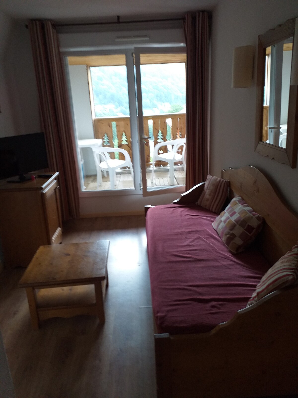 Appartement F2, 4 couchages, piscine sauna hammam