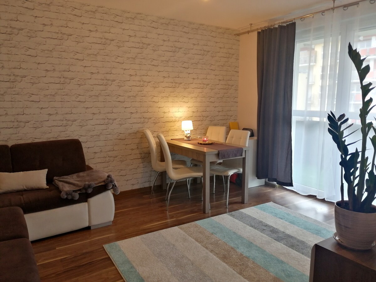 Przytulny apartament na obrzeżach Gdańska