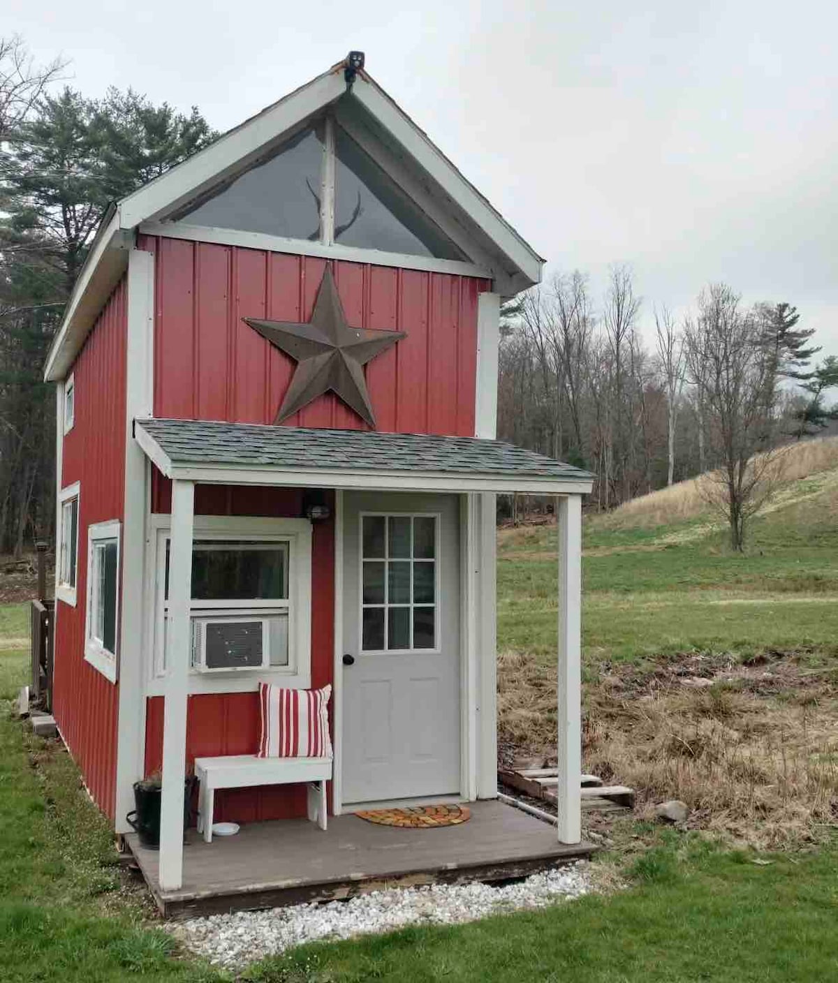 白水农场的小屋！