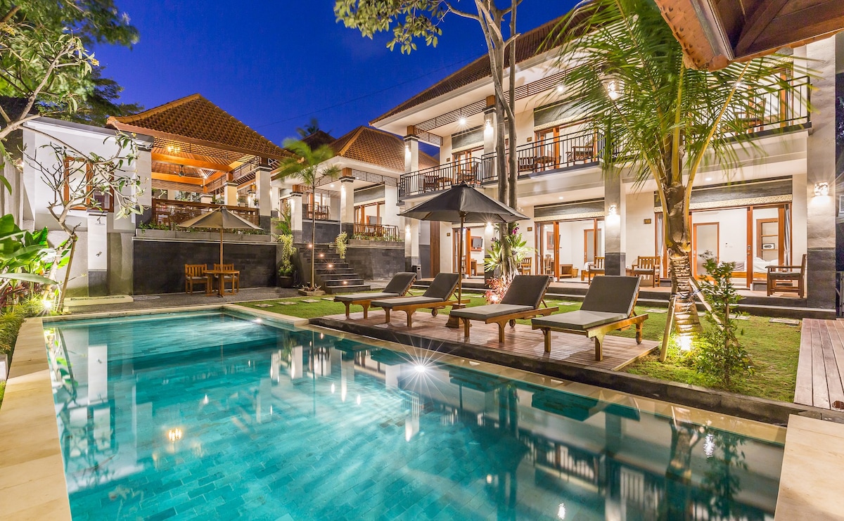 高档的巴厘岛风格概念，坐落在伯拉瓦（ Canggu ）