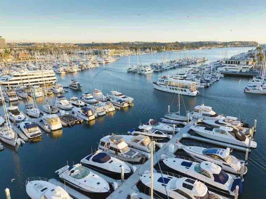 Stunning water front in Marina del Rey