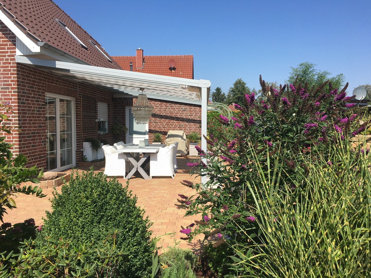 「White Cottage」schönes Zimmer Nähe Papenburg