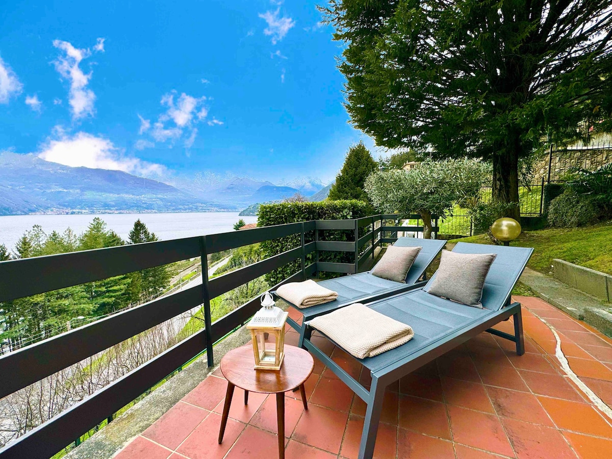 Breathtaking view of lake como