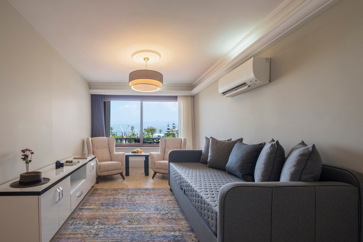 费特希耶市公寓，海景和翻新和舒适