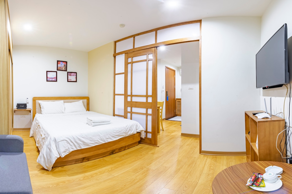 超级漂亮的单卧室公寓，日式公寓