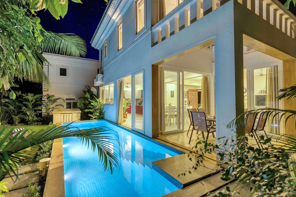 Extravagant 3BR | Private Pool | Garden | Assagao