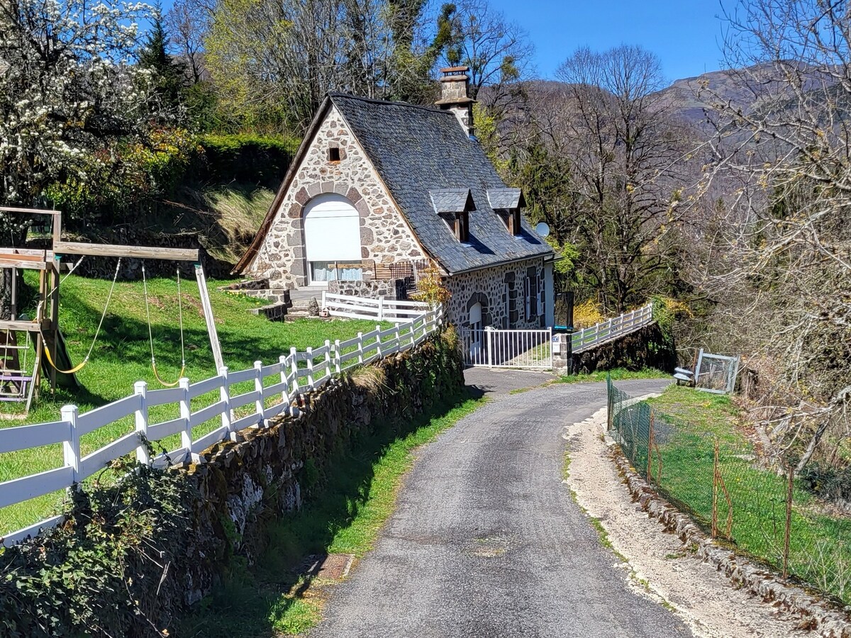 Maison auvergnate cosy avec cheminée