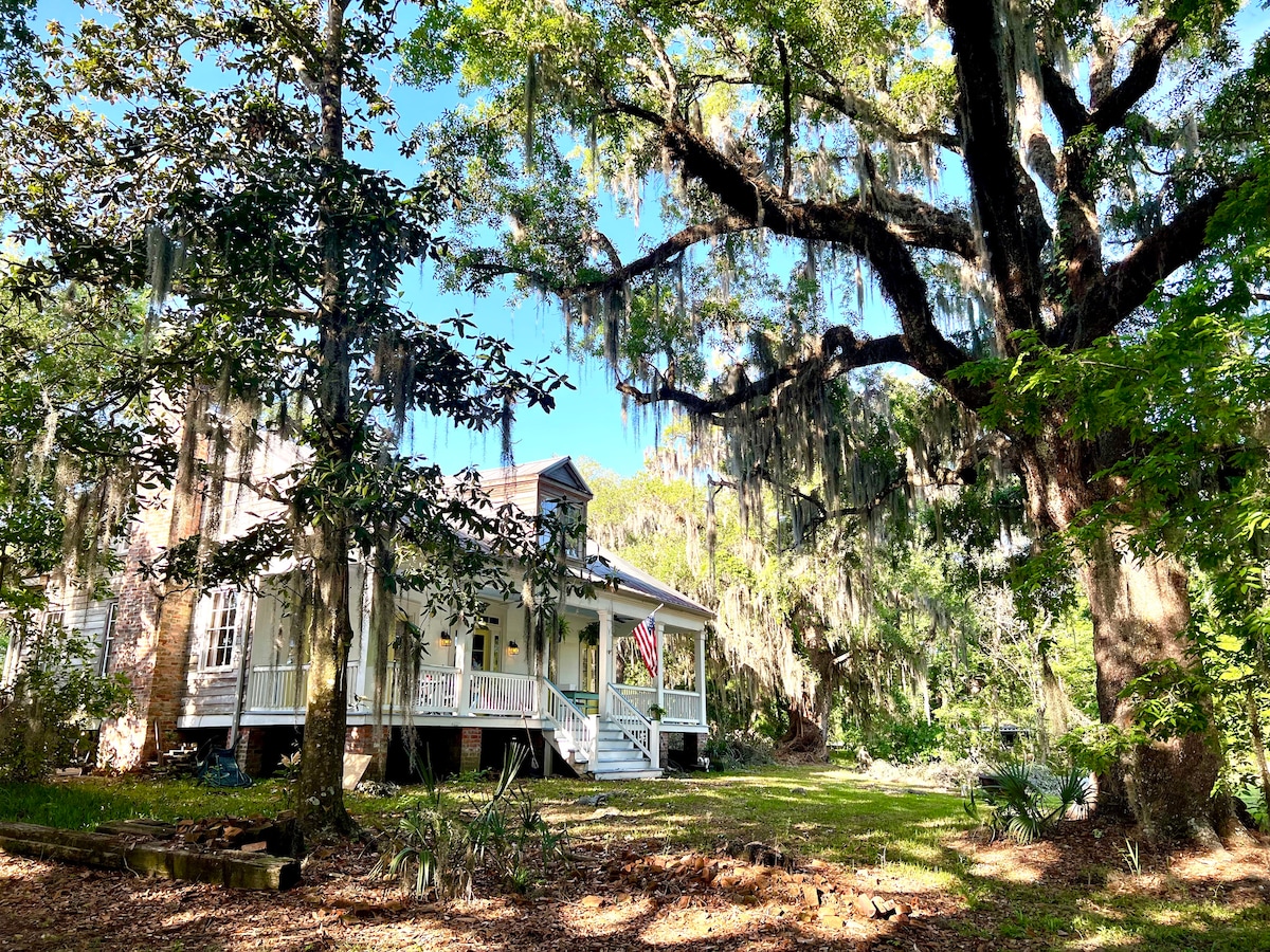 Magical Moon 🌙 Over Bayou Cottage