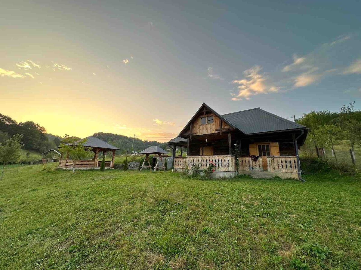 The Lake Cottage to the Mountain