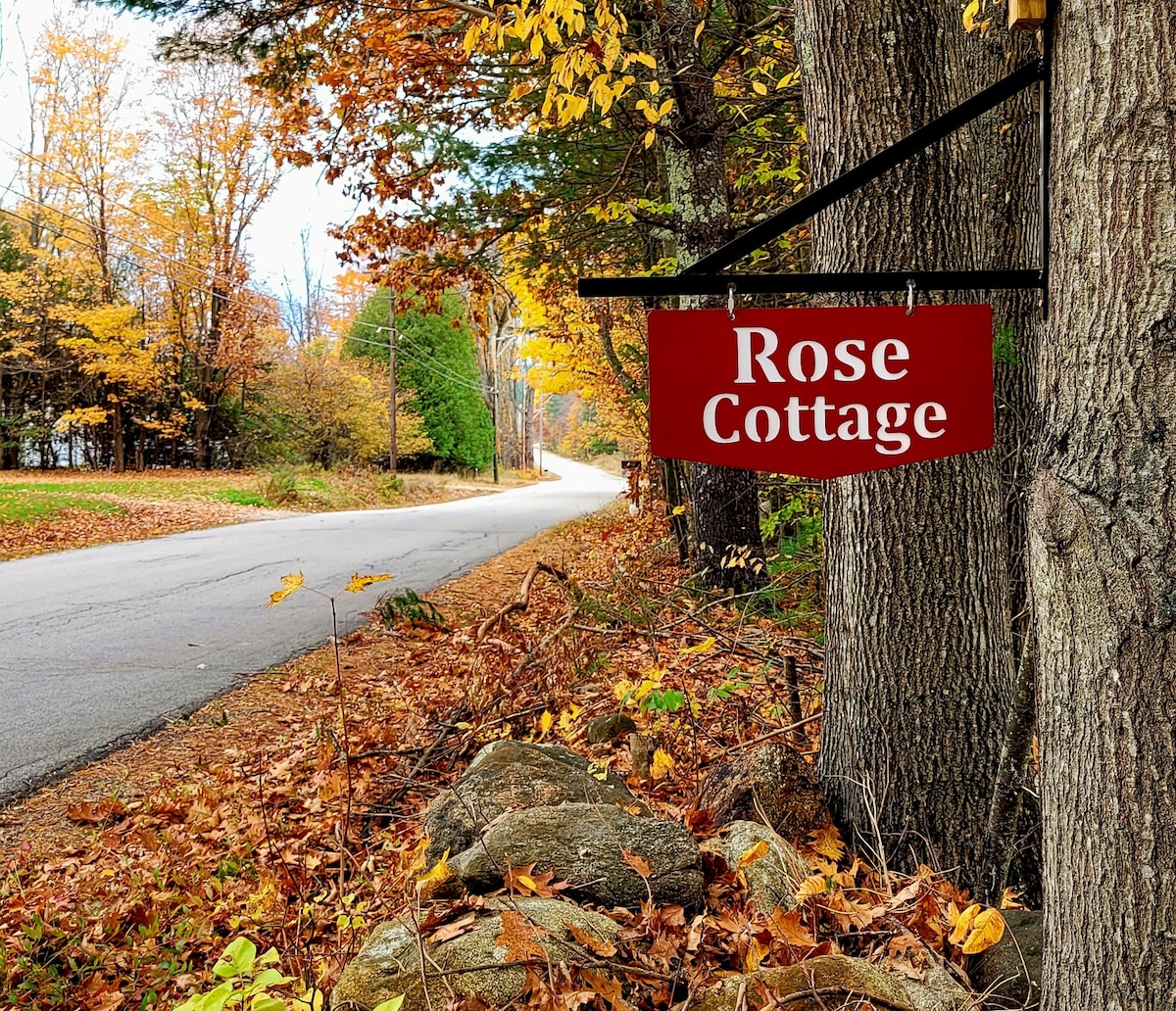 Rustic Rose Cottage of Historic West Lebanon