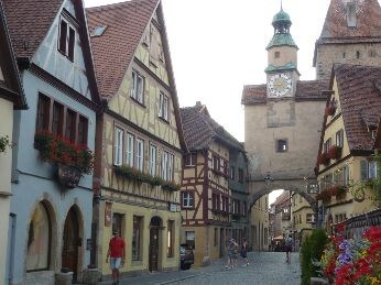 Pension Elke Rothenburg (Rothenburg ob der Tauber) ，带电视的双重经济