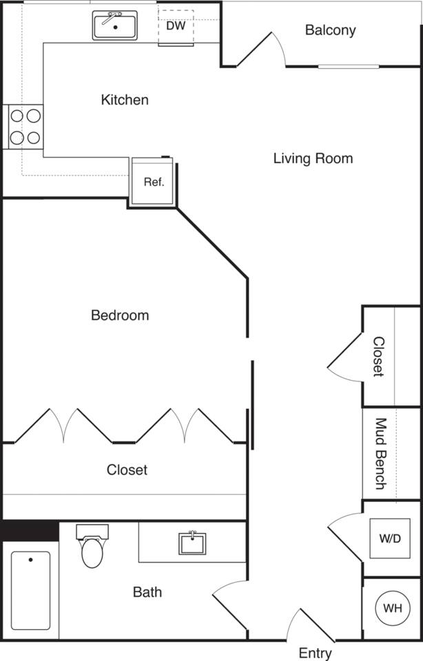 Floorplan diagram for S3, showing Studio