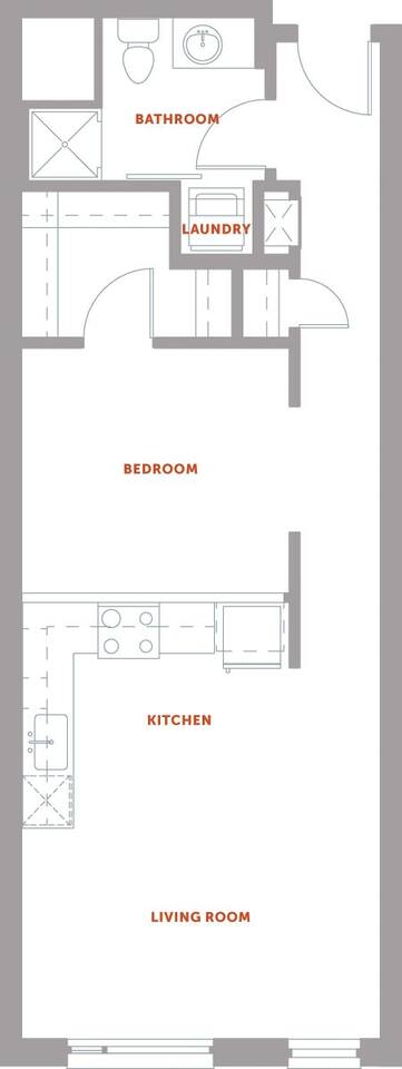 Floorplan diagram for S3 Series 04, showing Studio