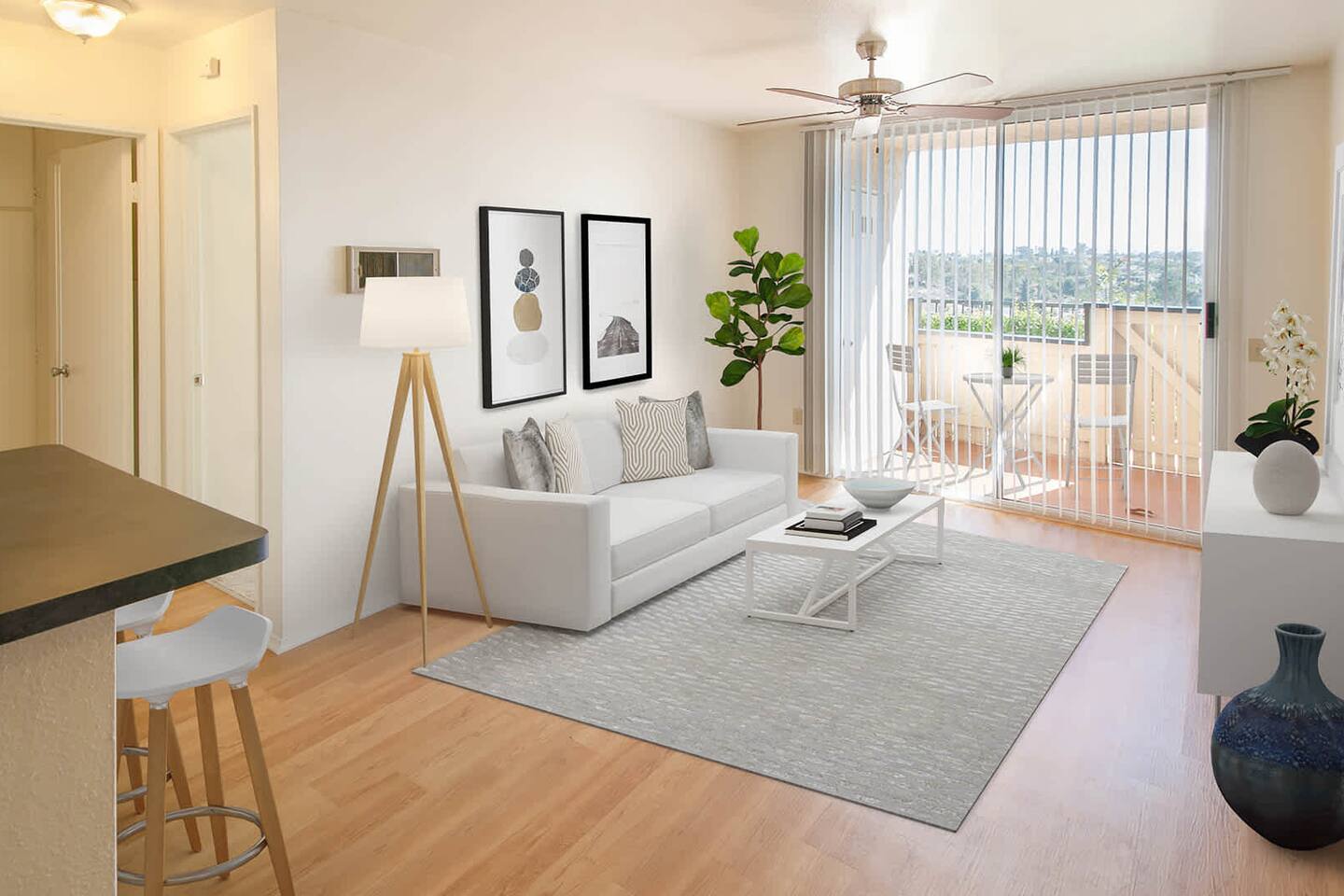 Alternate view of Canyon Ridge, an Airbnb-friendly apartment in San Diego, CA