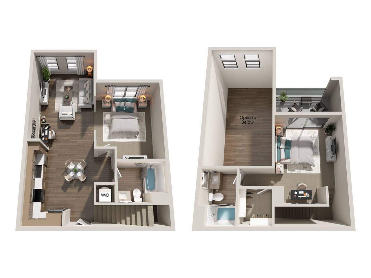 Floorplan diagram for A12L, showing 1 bedroom